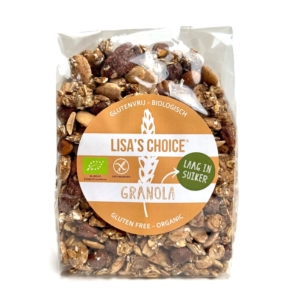 Granola laag in suiker